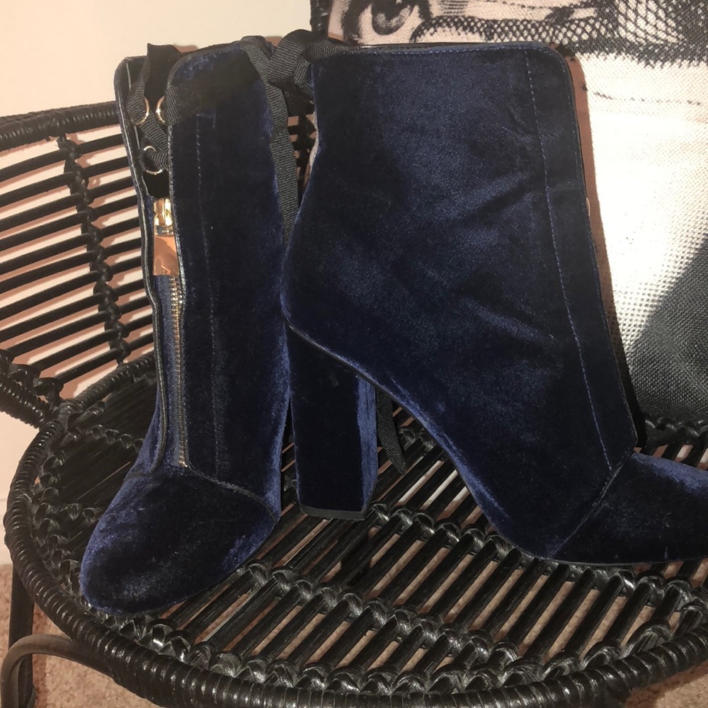 Blue Zara heels